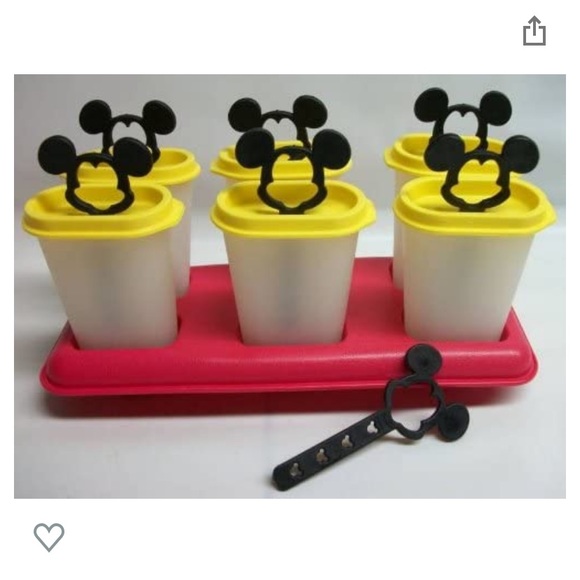 Tupperware Other - Tupperware Mickey Mouse Popsicle Frozen Treat Mold